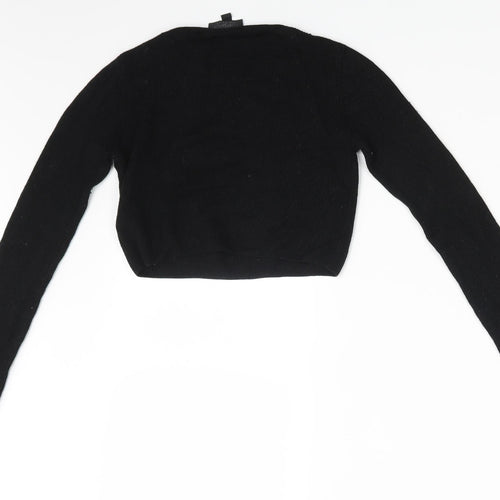 Topshop Womens Black   Pullover Jumper Size 8