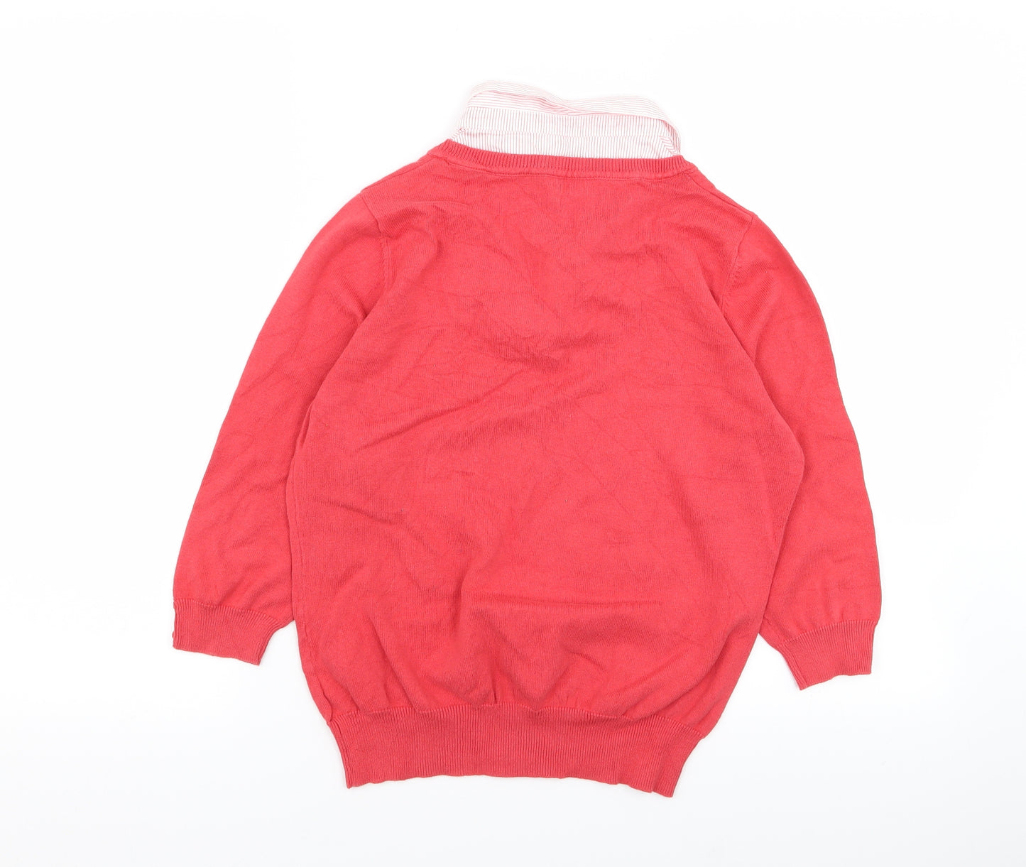 TU Womens Red   Pullover Jumper Size 14  - blouse/jumper