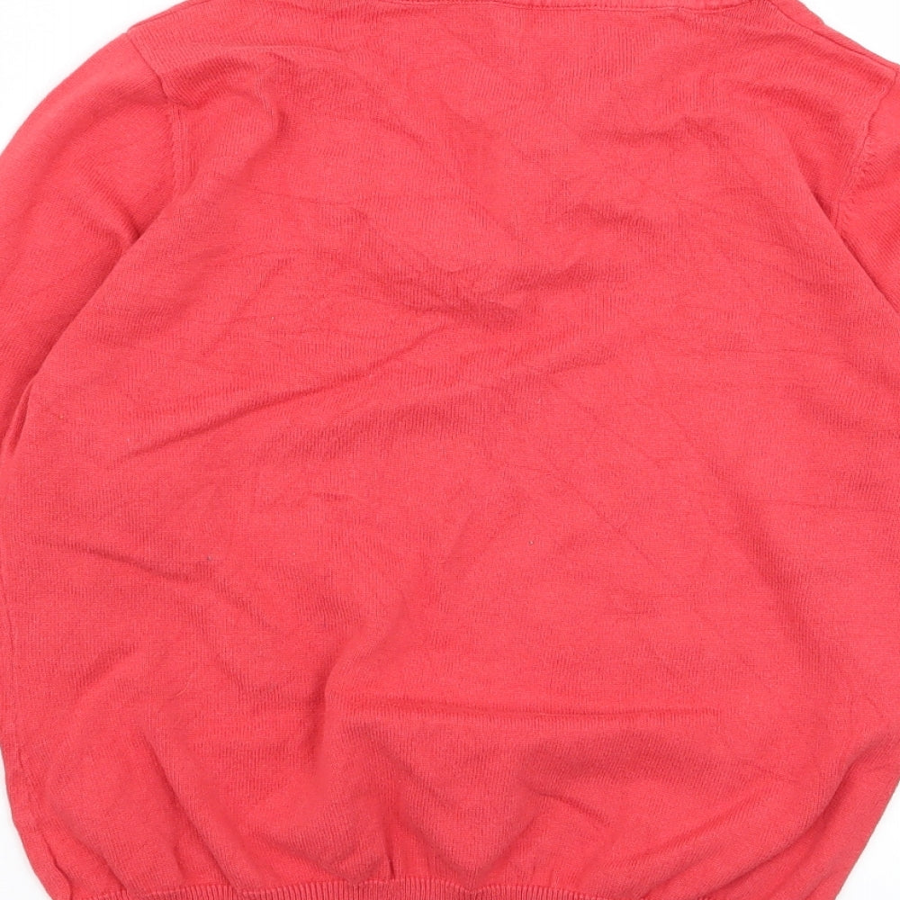 TU Womens Red   Pullover Jumper Size 14  - blouse/jumper