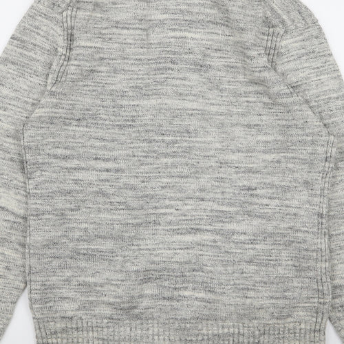 H&M Mens Grey   Full Zip Jumper Size S