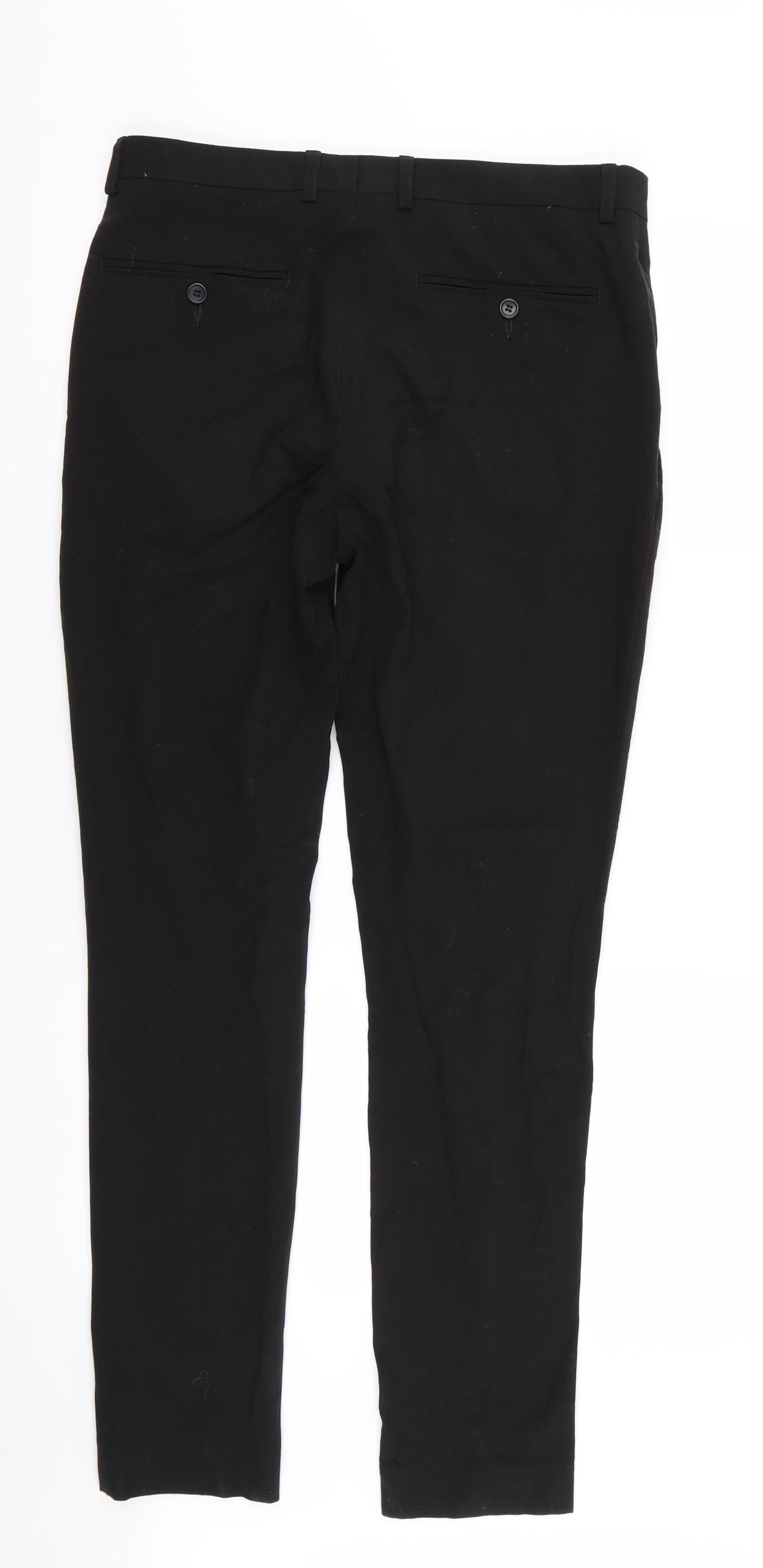 ASOS Mens Black   Trousers  Size 31 in L32 in