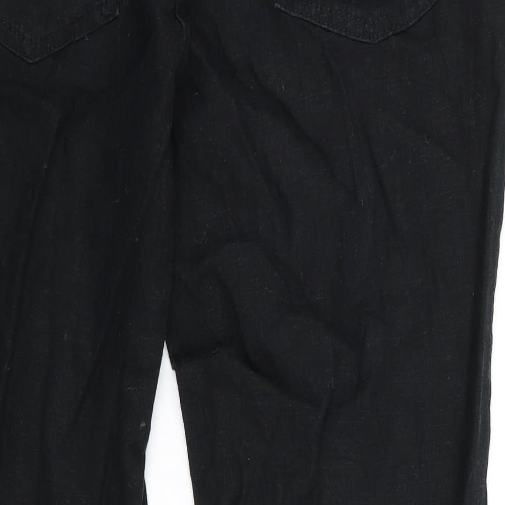 Preworn Womens Black   Trousers  Size 12 L30 in
