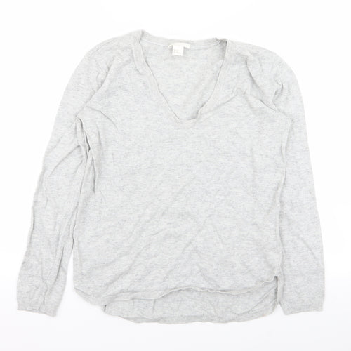 H&M Womens Grey   Pullover Jumper Size XS