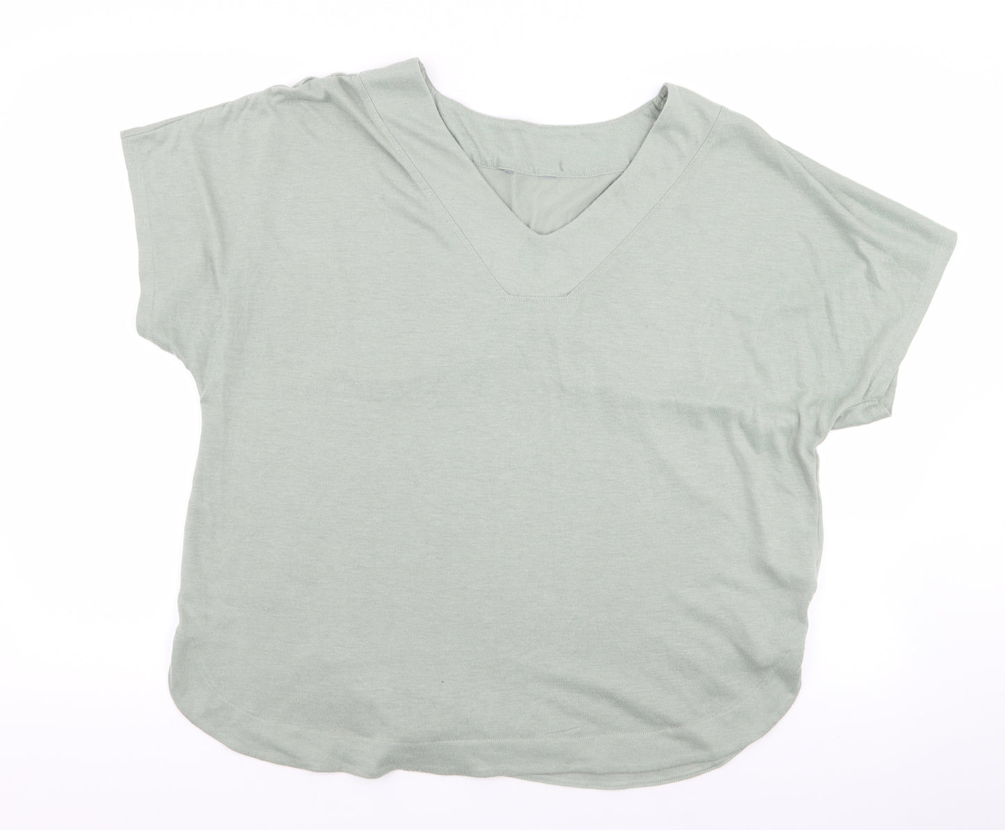 Nutmeg Womens Green   Basic T-Shirt Size 16