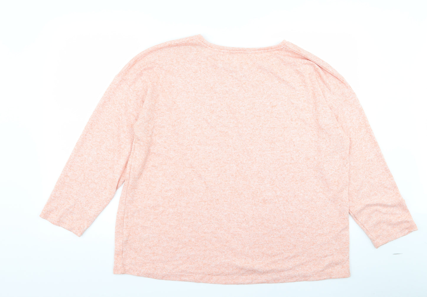 Nutmeg Womens Orange   Basic T-Shirt Size 18