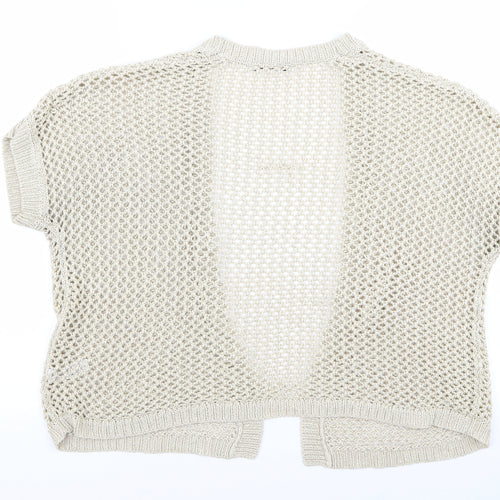 Asda George Womens Gold   Cardigan Jumper Size 18