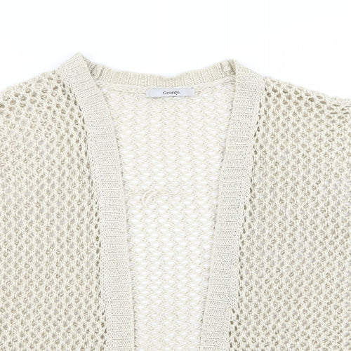 Asda George Womens Gold   Cardigan Jumper Size 18