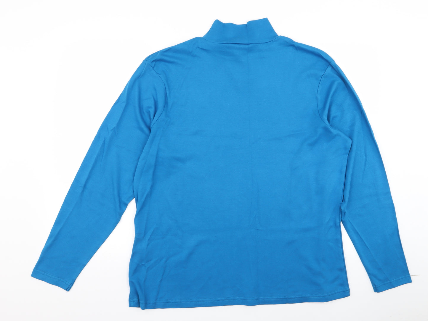 Cotton Traders Womens Blue   Basic T-Shirt Size 26