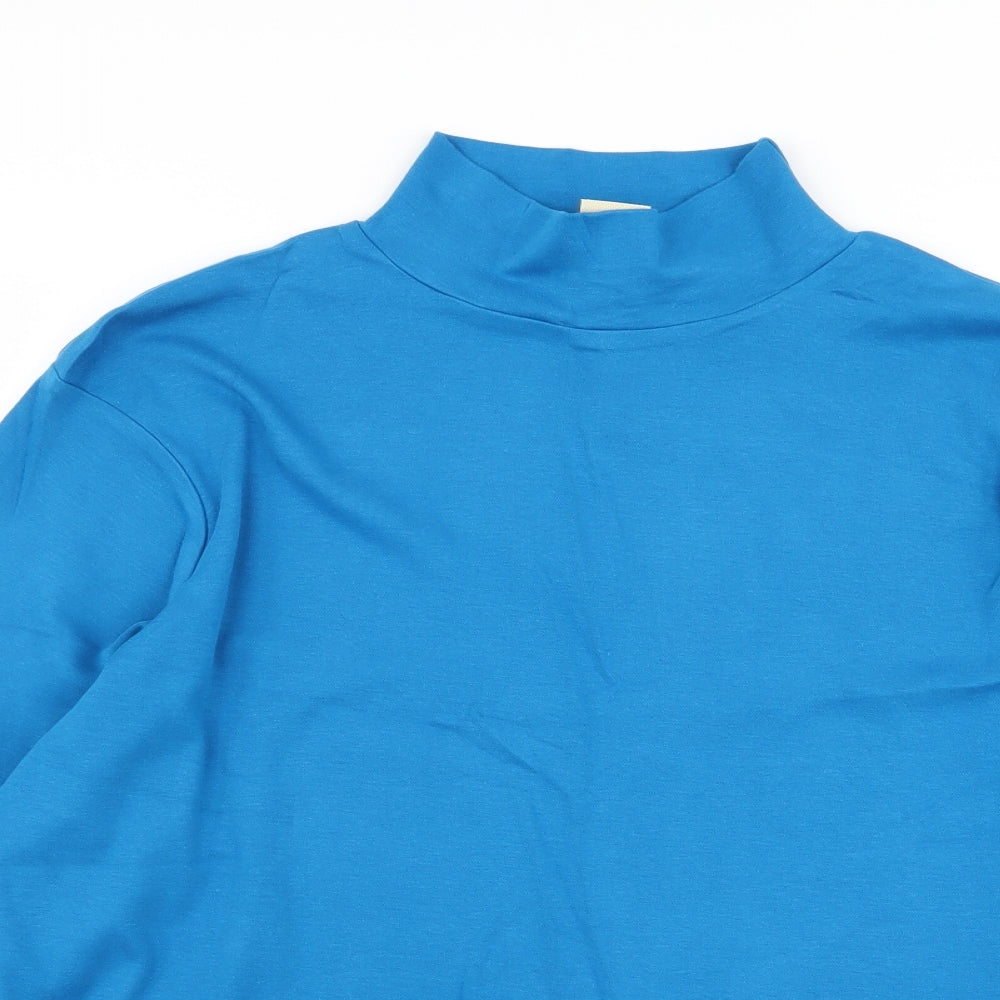Cotton Traders Womens Blue   Basic T-Shirt Size 26