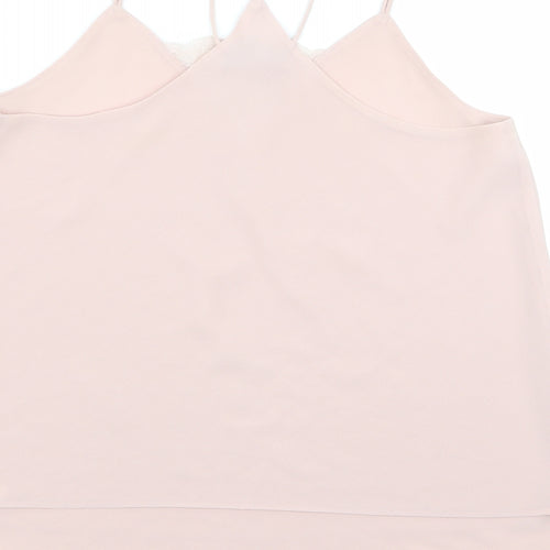New Look Womens Pink   Basic Tank Size 8