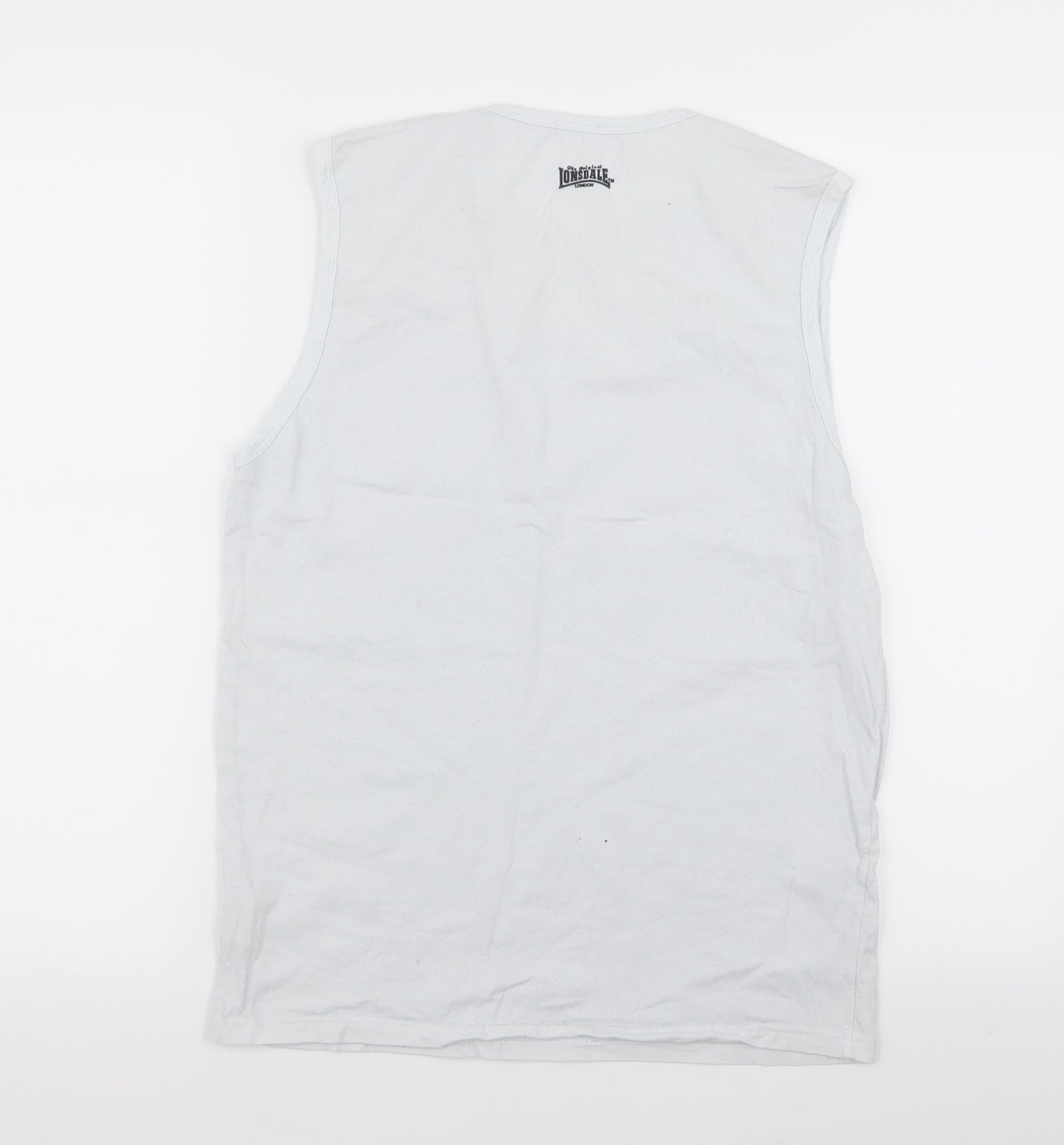 Lonsdale Mens White    T-Shirt Size L  - tank top