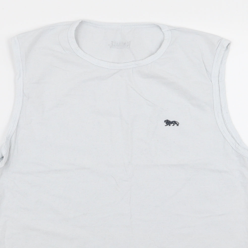 Lonsdale Mens White    T-Shirt Size L  - tank top