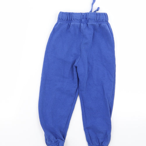 Asda George Boys Black   Jogger Trousers Size 3-4 Years
