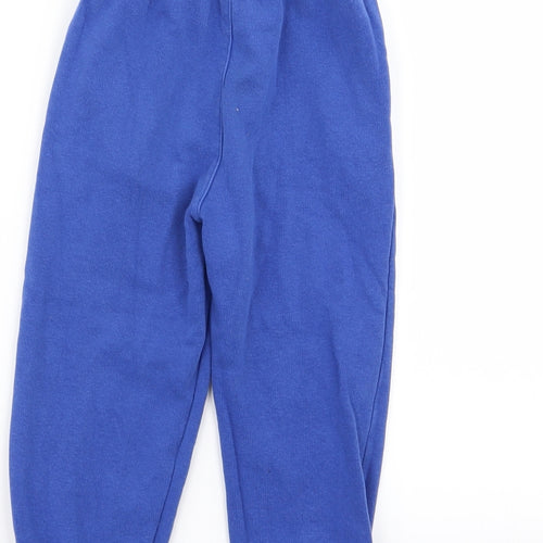 Asda George Boys Black   Jogger Trousers Size 3-4 Years
