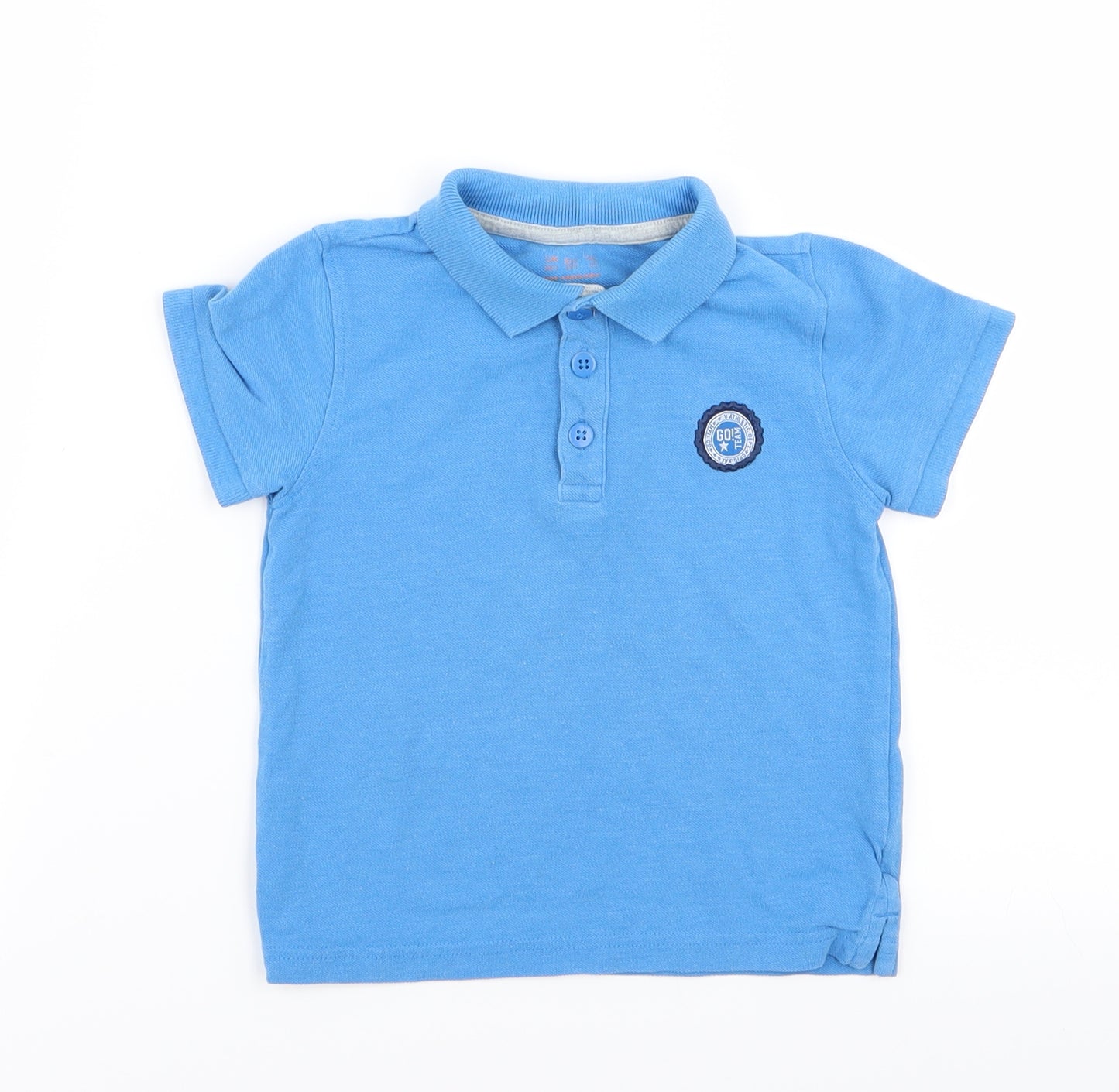 F&F Boys Blue   Basic Polo Size 3-4 Years