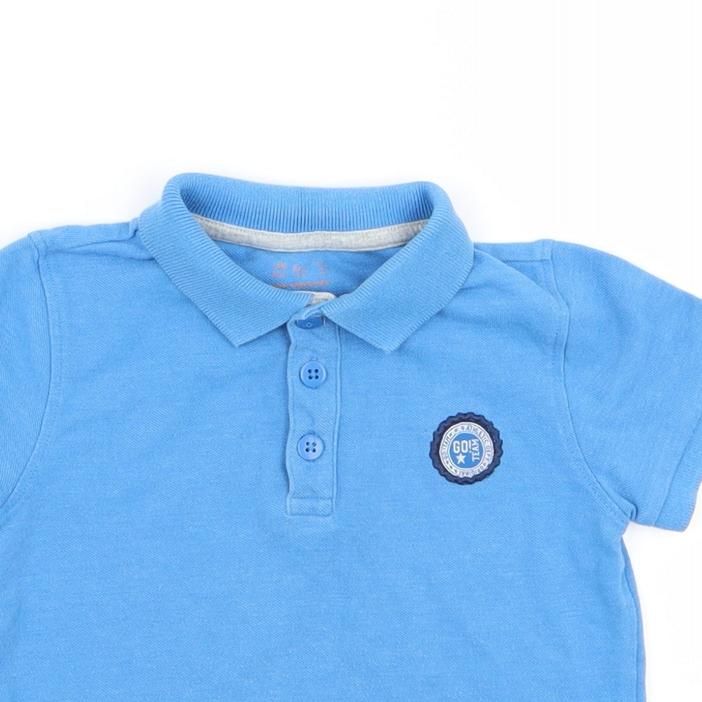 F&F Boys Blue   Basic Polo Size 3-4 Years