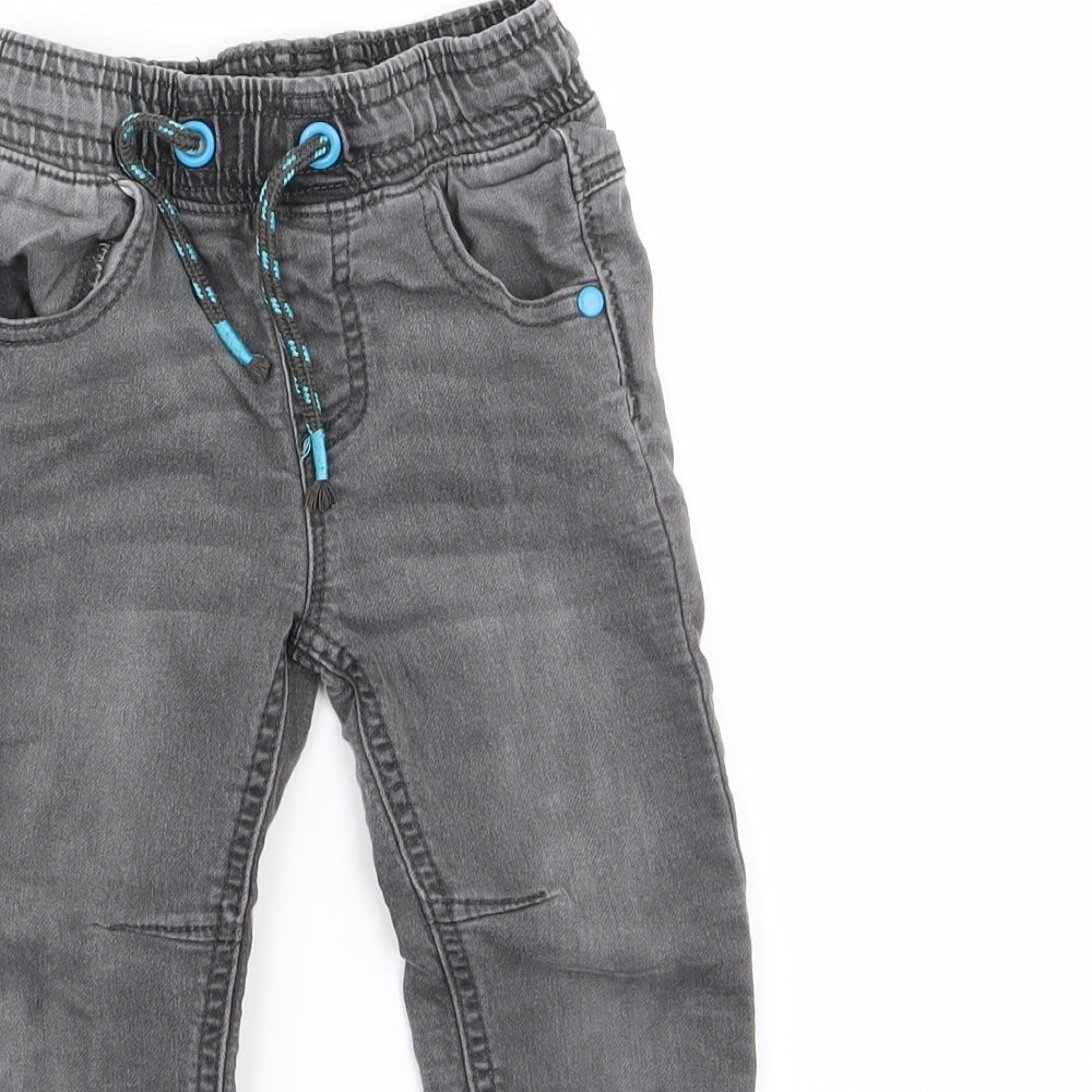 pep&co Boys Grey   Cargo Trousers Size 4-5 Years