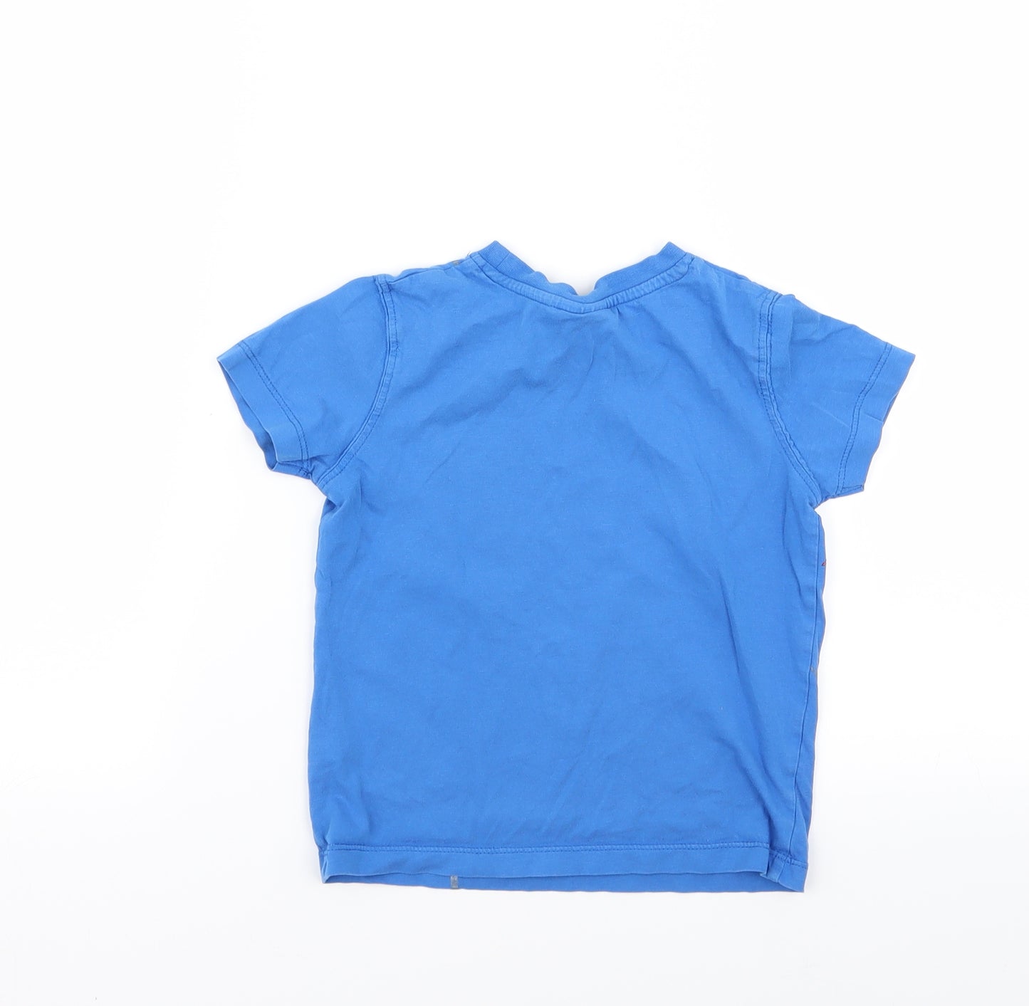 Asda George Boys Blue   Basic T-Shirt Size 3-4 Years