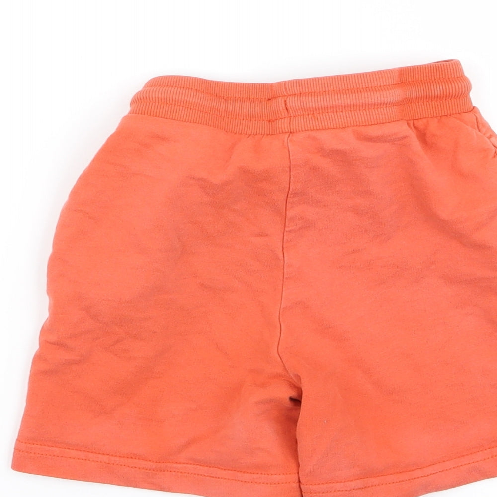 Asda George Boys Orange   Sweat Shorts Size 2-3 Years