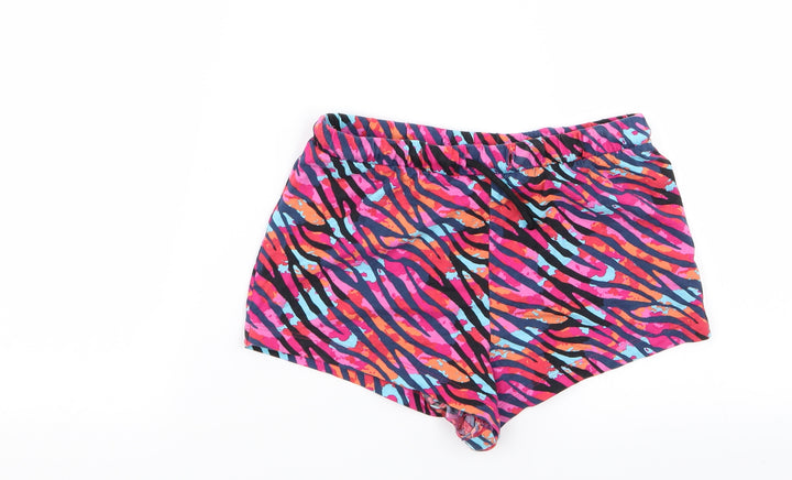 NEXT Girls Multicoloured Striped Hot Pants Shorts Size 10 Years