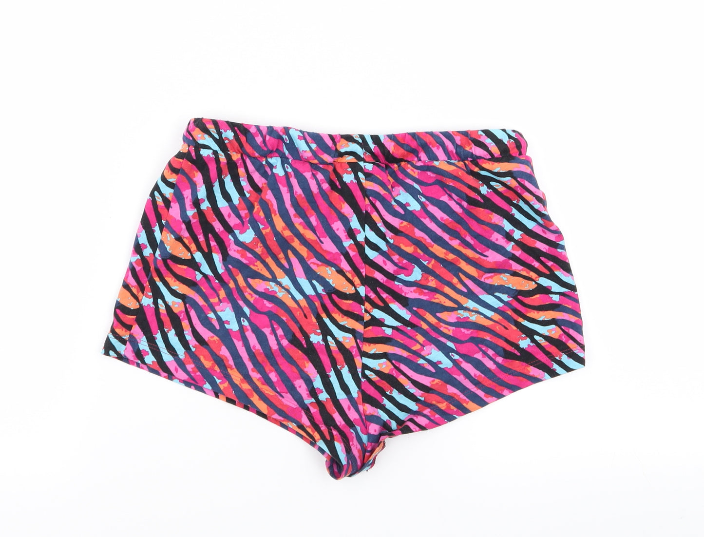 NEXT Girls Multicoloured Striped  Hot Pants Shorts Size 10 Years