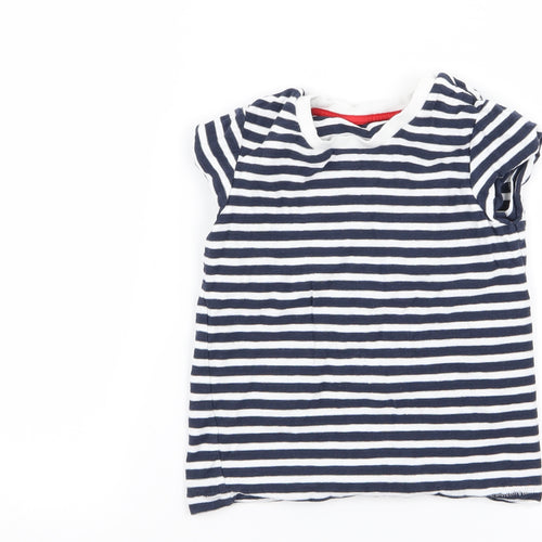 Matalan Girls Multicoloured Striped  Basic T-Shirt Size 4-5 Years
