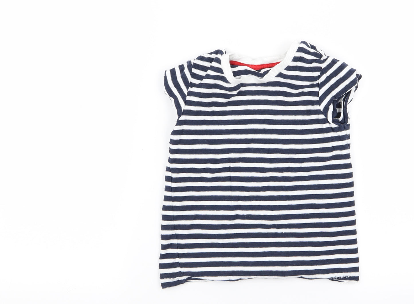 Matalan Girls Multicoloured Striped  Basic T-Shirt Size 4-5 Years