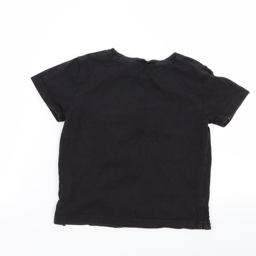 Newcastle United Boys Black   Basic T-Shirt Size 3-4 Years