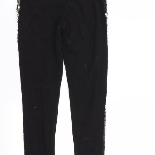 H&M Girls Black   Jegging Trousers Size 12 Years - legging
