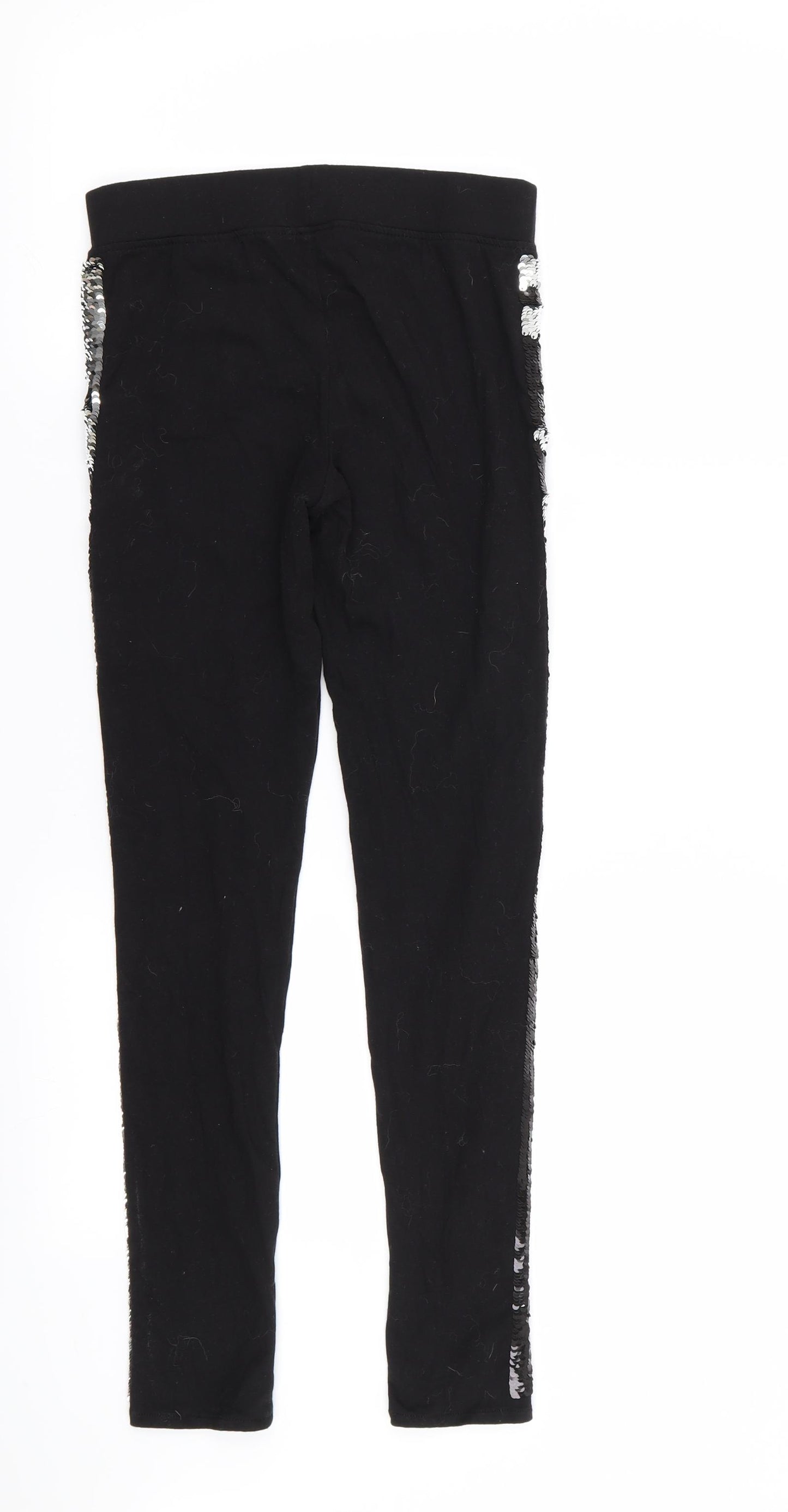 H&M Girls Black   Jegging Trousers Size 12 Years - legging
