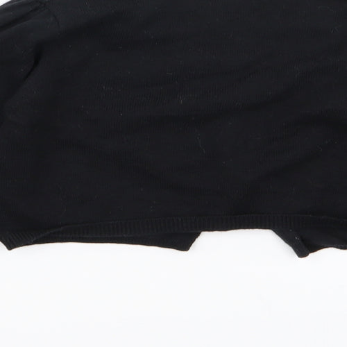Matalan Girls Black   Cardigan Jumper Size 3-4 Years
