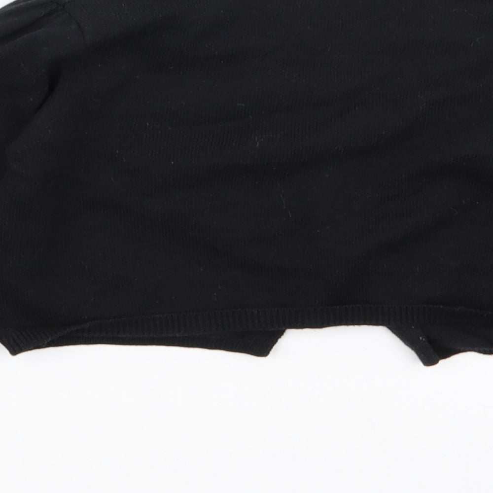 Matalan Girls Black   Cardigan Jumper Size 3-4 Years