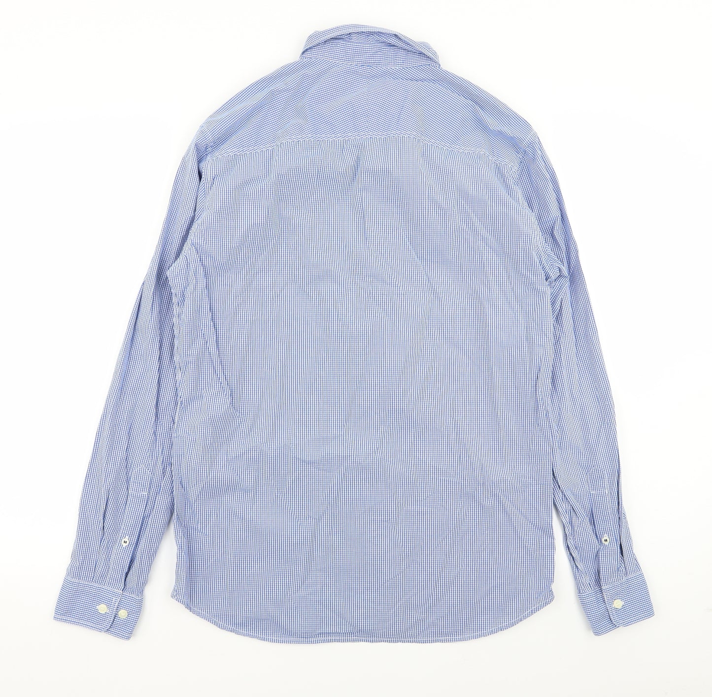 Heritage Mens Blue Check   Dress Shirt Size 16.5