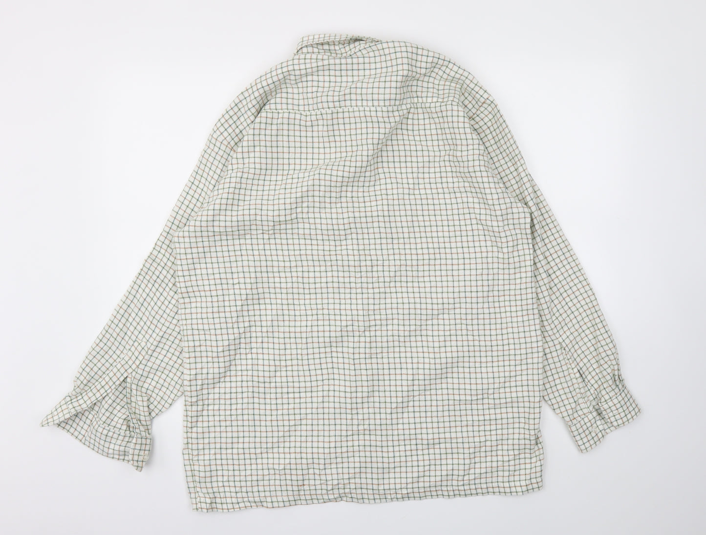 Antartex Mens Silver Check   T-Shirt Size M