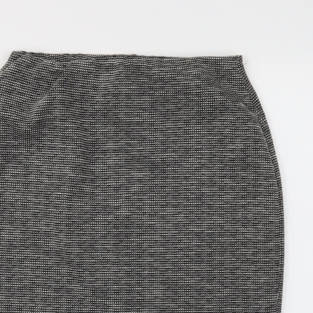 Saloos Womens Grey   A-Line Skirt Size 14  - Stretch waistband