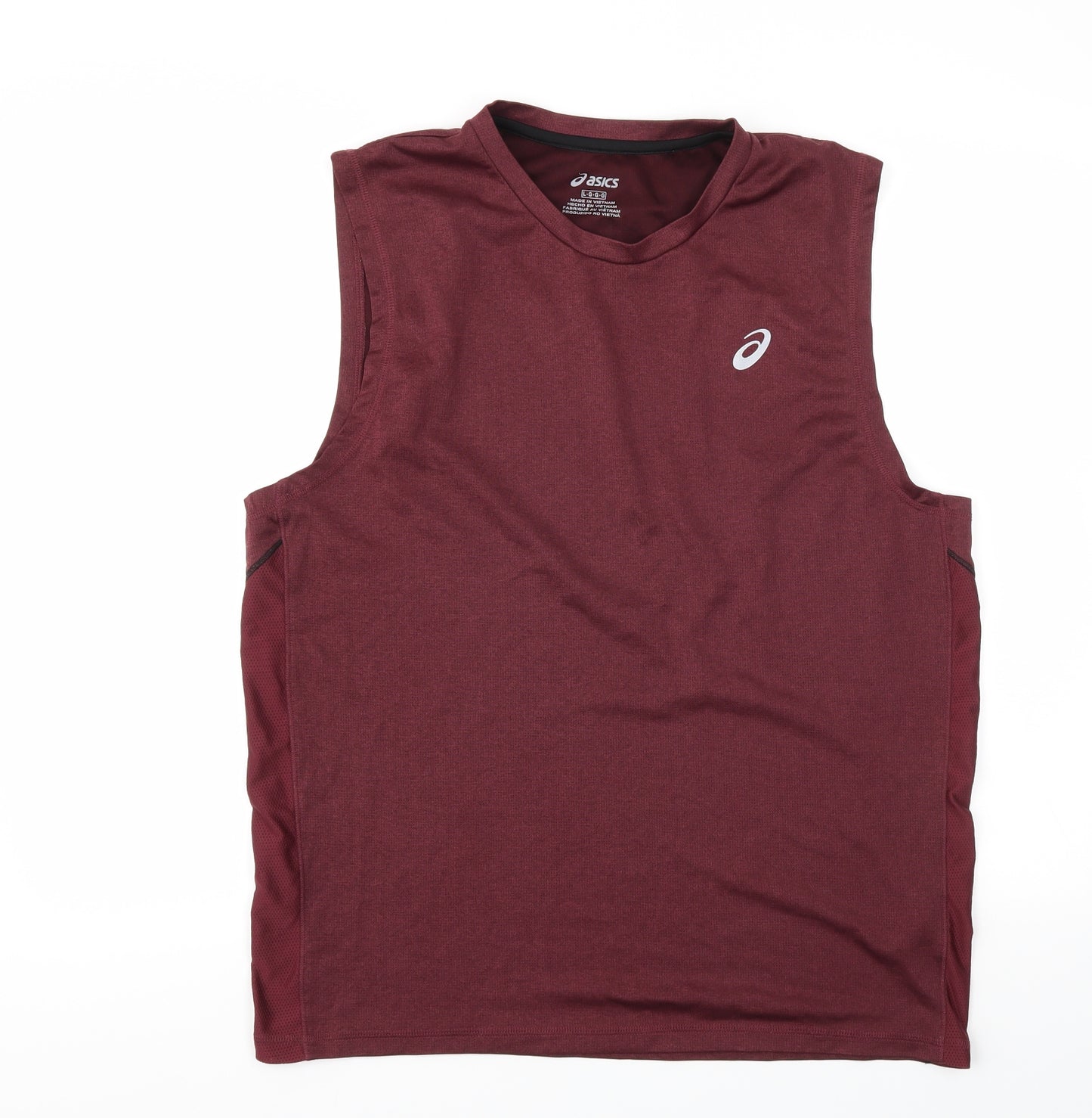 ASICS Mens Red   Basic Tank Size L