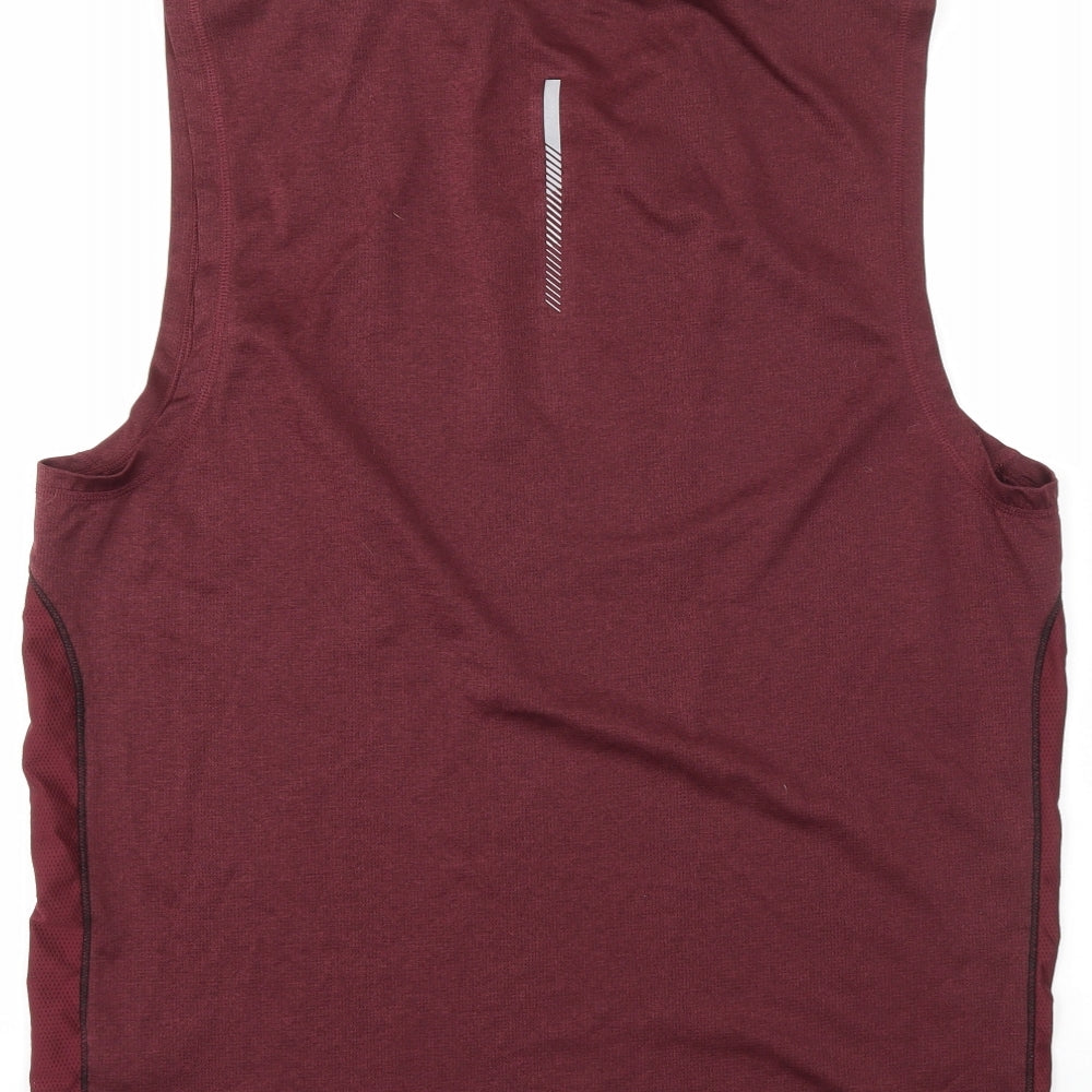 ASICS Mens Red   Basic Tank Size L