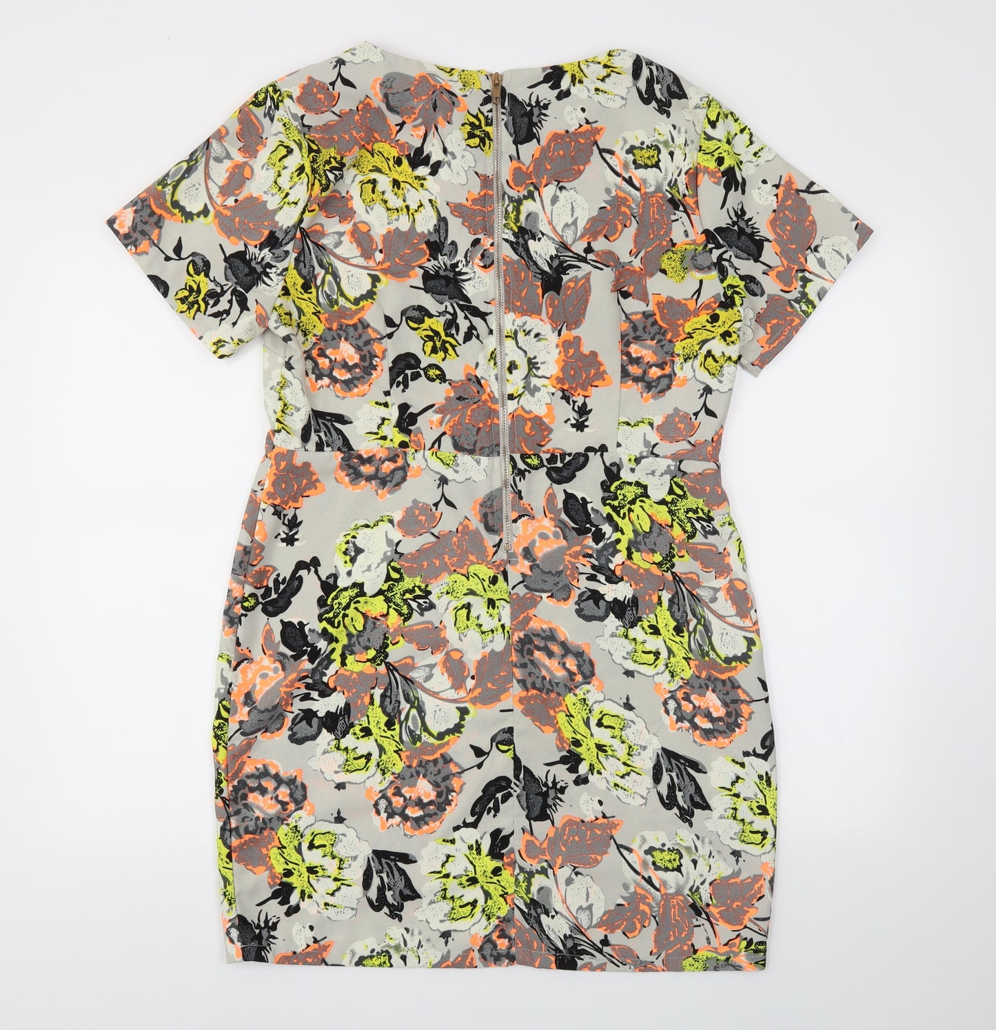 Pink Soda Womens Multicoloured Floral  A-Line  Size 14