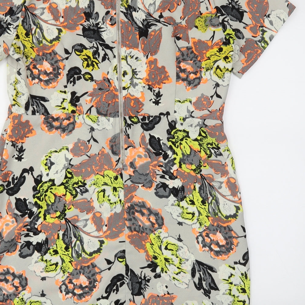 Pink Soda Womens Multicoloured Floral  A-Line  Size 14