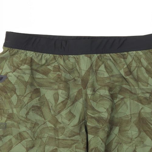 Reebok Mens Green   Sweat Shorts Size M - Stretch waistband