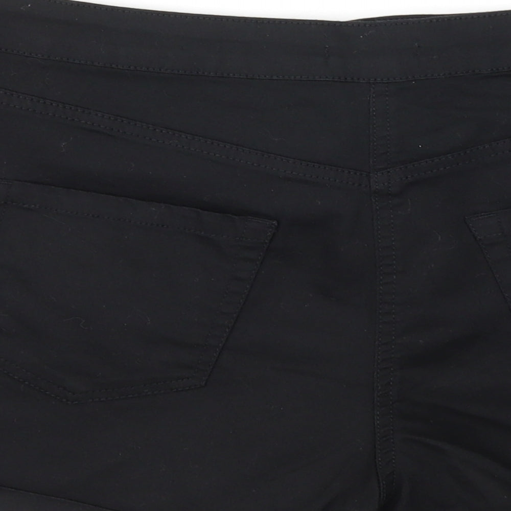 Papaya Womens Black   Cut-Off Shorts Size 12