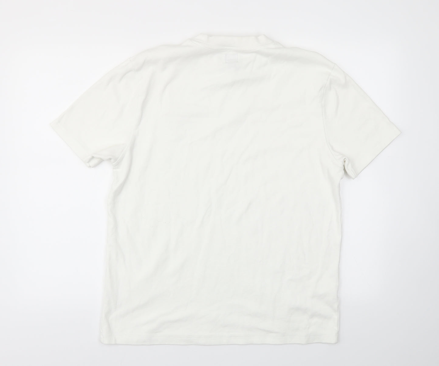 River Island Womens White   Basic T-Shirt Size L