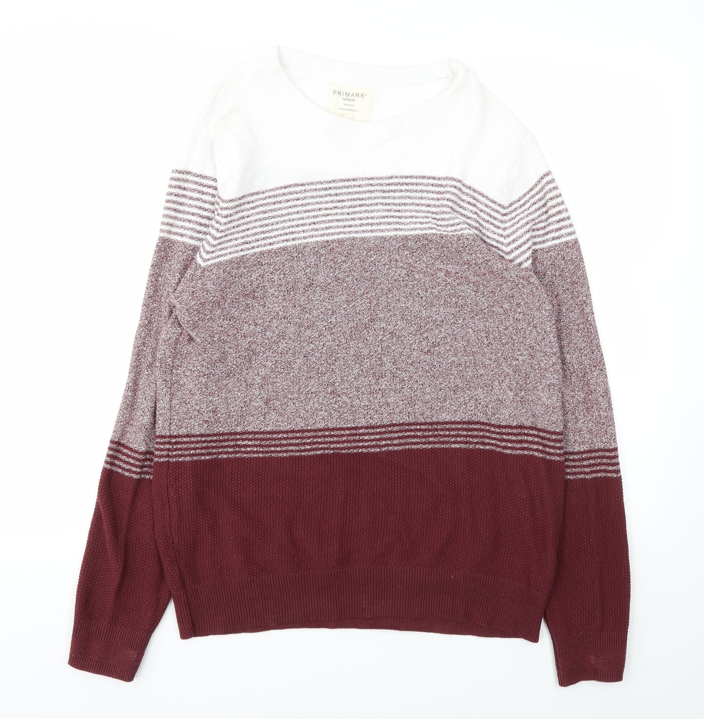Primark Mens Red   Pullover Sweatshirt Size M