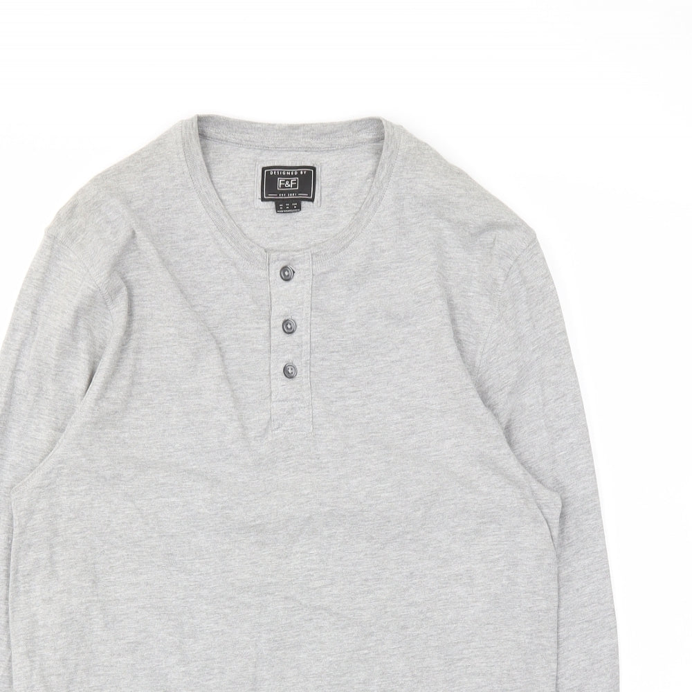 F&F Mens Grey    T-Shirt Size M