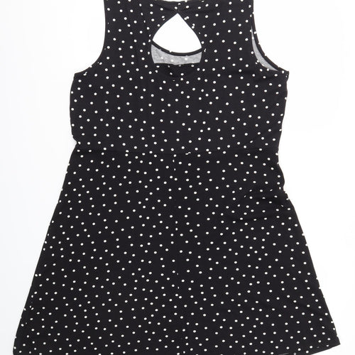 George Womens Black Polka Dot  Fit & Flare  Size 18