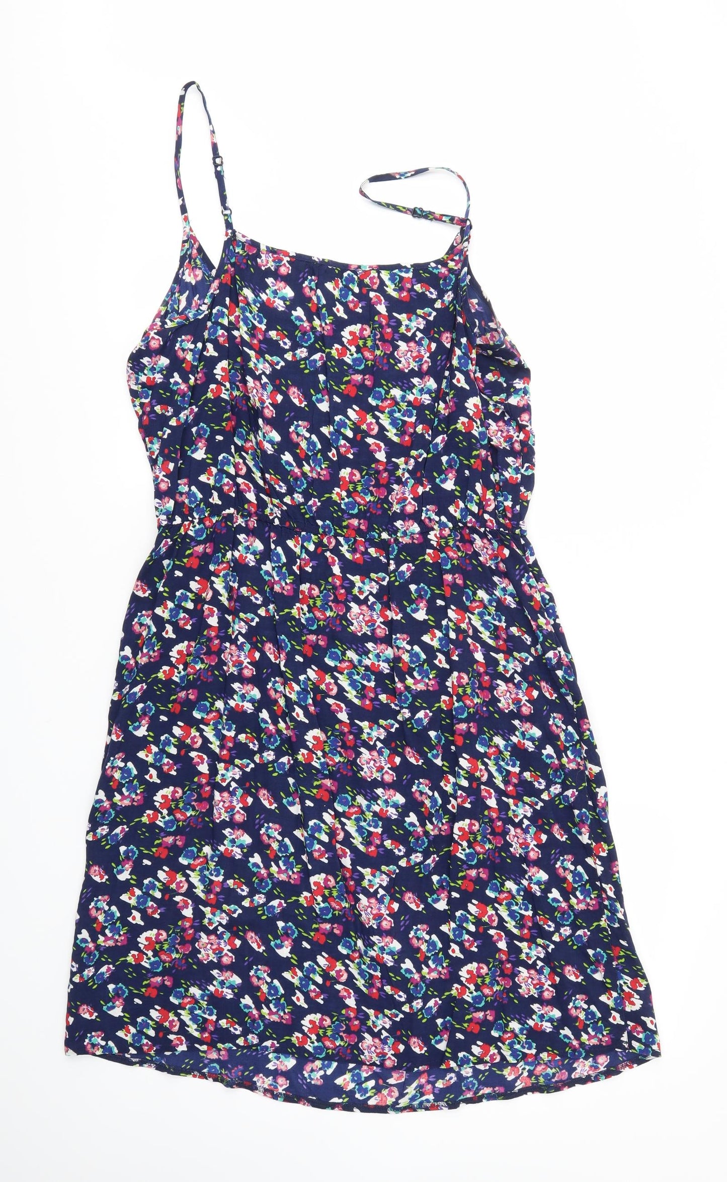 F&F Womens Blue Floral  Fit & Flare  Size 18