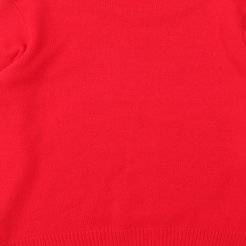 F&F Womens Red   Pullover Jumper Size 18