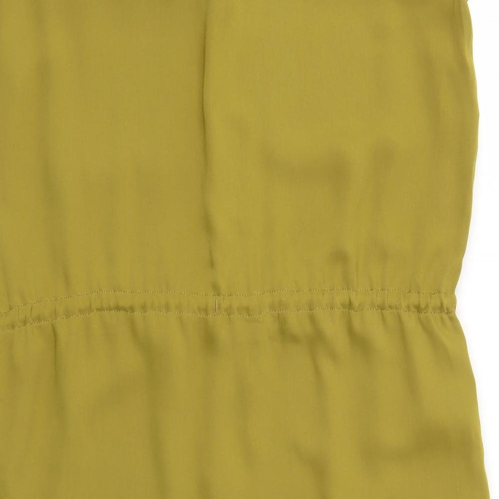 H&M Womens Green   Fit & Flare  Size 8