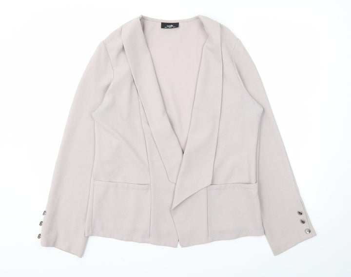 Wallis Womens Purple Jacket Blazer Size 14