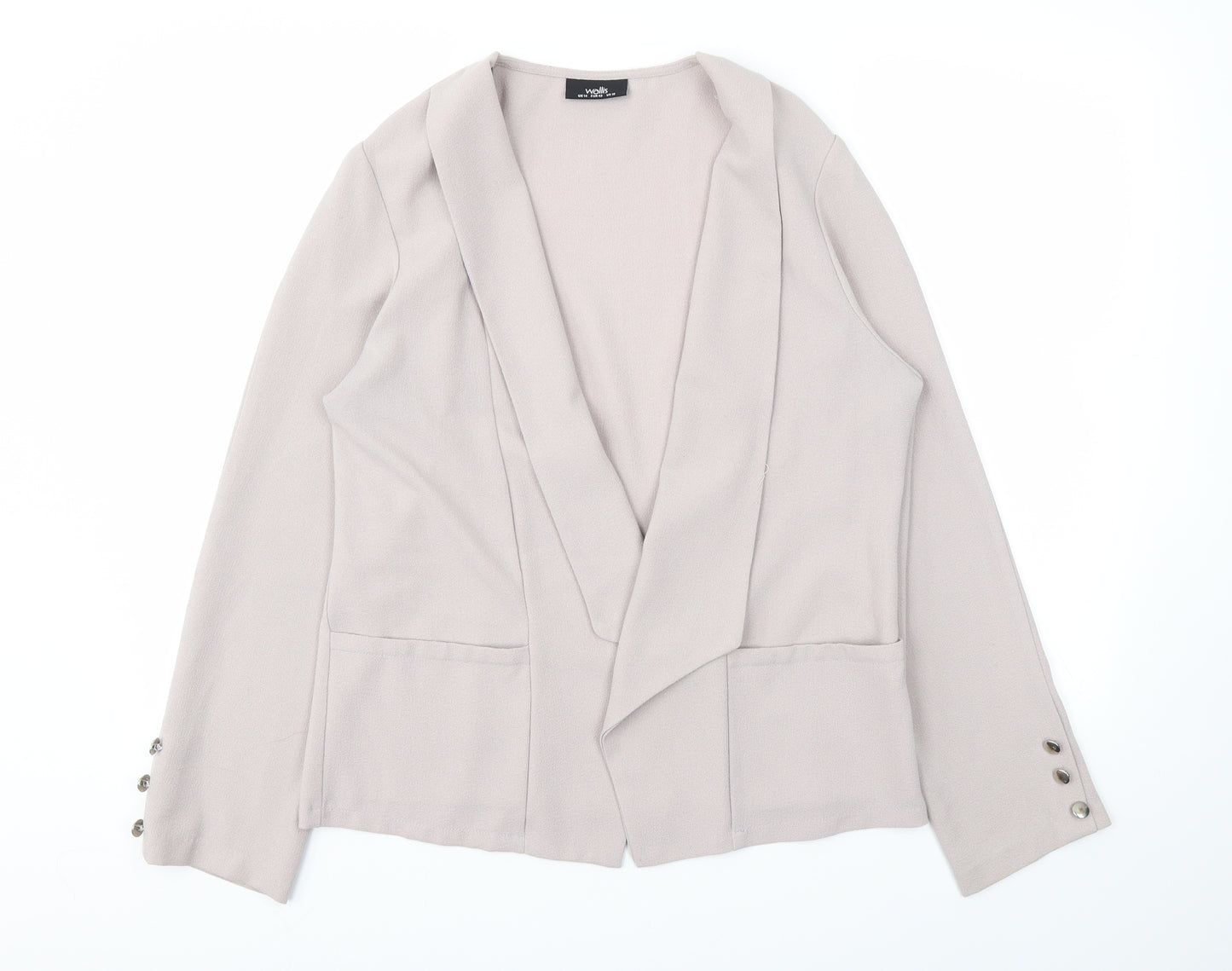 Wallis Womens Purple   Jacket Blazer Size 14